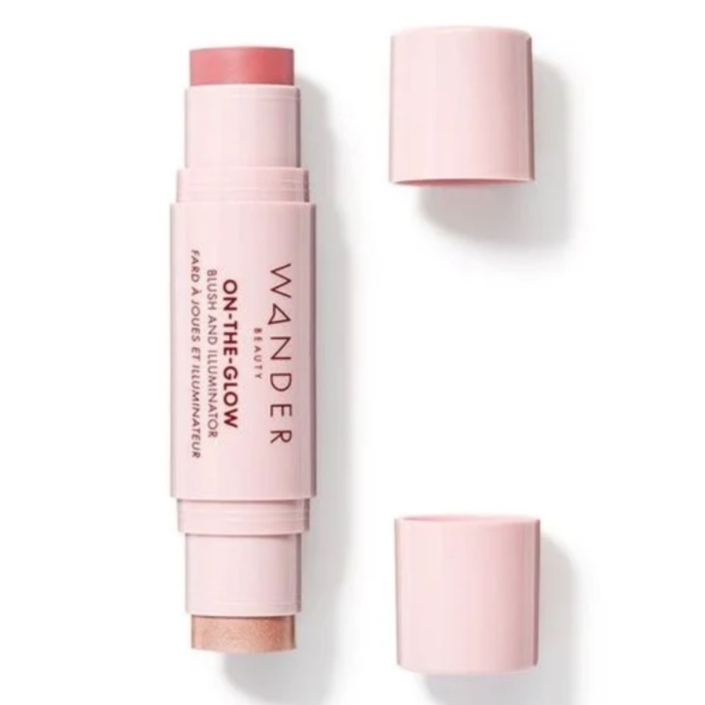 WANDER On-the-Go Blush and Illuminator - SIENNA SUNSET/NUDE GLOW